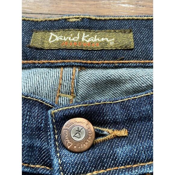 DAVID KAHN Jeanswear Distressed Bootcut Denim Jeans sz 2P - Picture 4 of 9